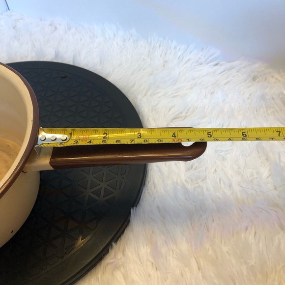 Vintage Enamelware Pot Pan Large - Picture 7 of 9